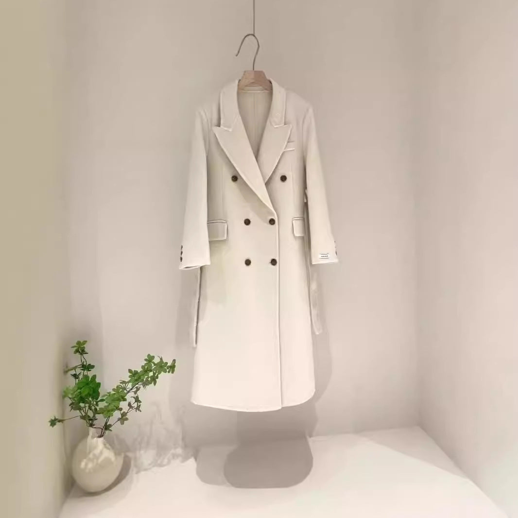 Women's Double sided Wool Overcoat - GlamzLife