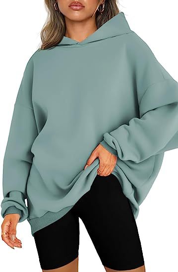 Women's Hooded Pullover Oversized Loose Sweater | GlamzLife