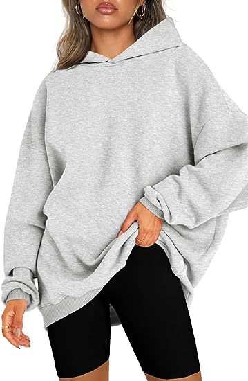 Women's Hooded Pullover Oversized Loose Sweater | GlamzLife