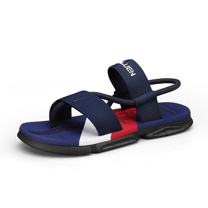 GlamzLife Men's Casual Sandals - Black, Dark Blue, Dark Green