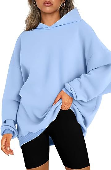 Women's Hooded Pullover Oversized Loose Sweater | GlamzLife