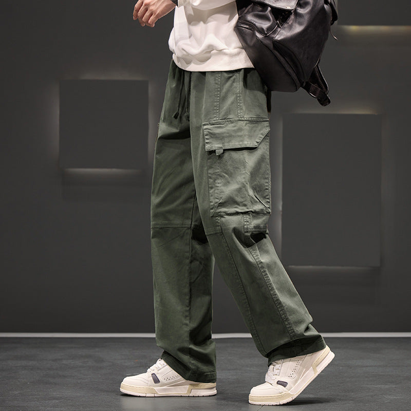 Autumn And Winter New Straight Loose Oversized Cargo Pants - GlamzLife