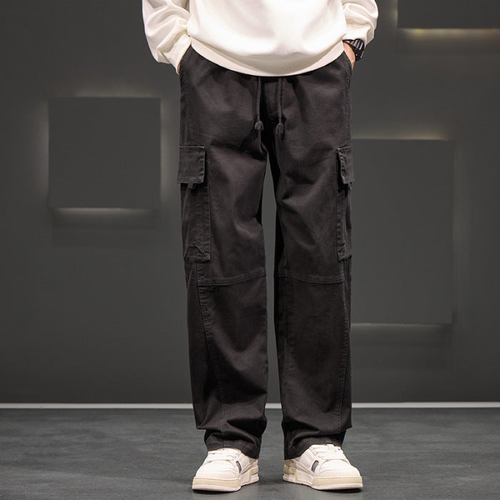 Autumn And Winter New Straight Loose Oversized Cargo Pants - GlamzLife