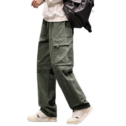 Autumn And Winter New Straight Loose Oversized Cargo Pants - GlamzLife