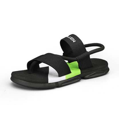 GlamzLife Men's Casual Sandals - Black, Dark Blue, Dark Green