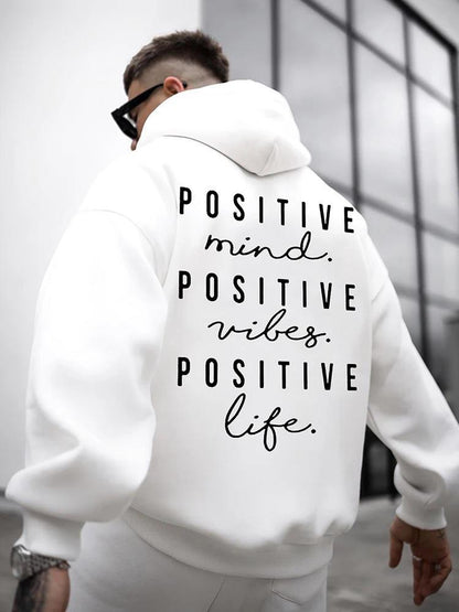 GlamzLife Fall Winter Fashion English Letter Print Hoodie