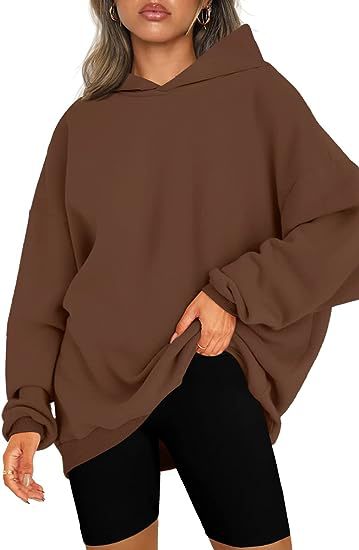 Women's Hooded Pullover Oversized Loose Sweater | GlamzLife