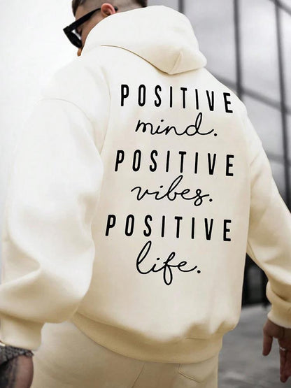 GlamzLife Fall Winter Fashion English Letter Print Hoodie