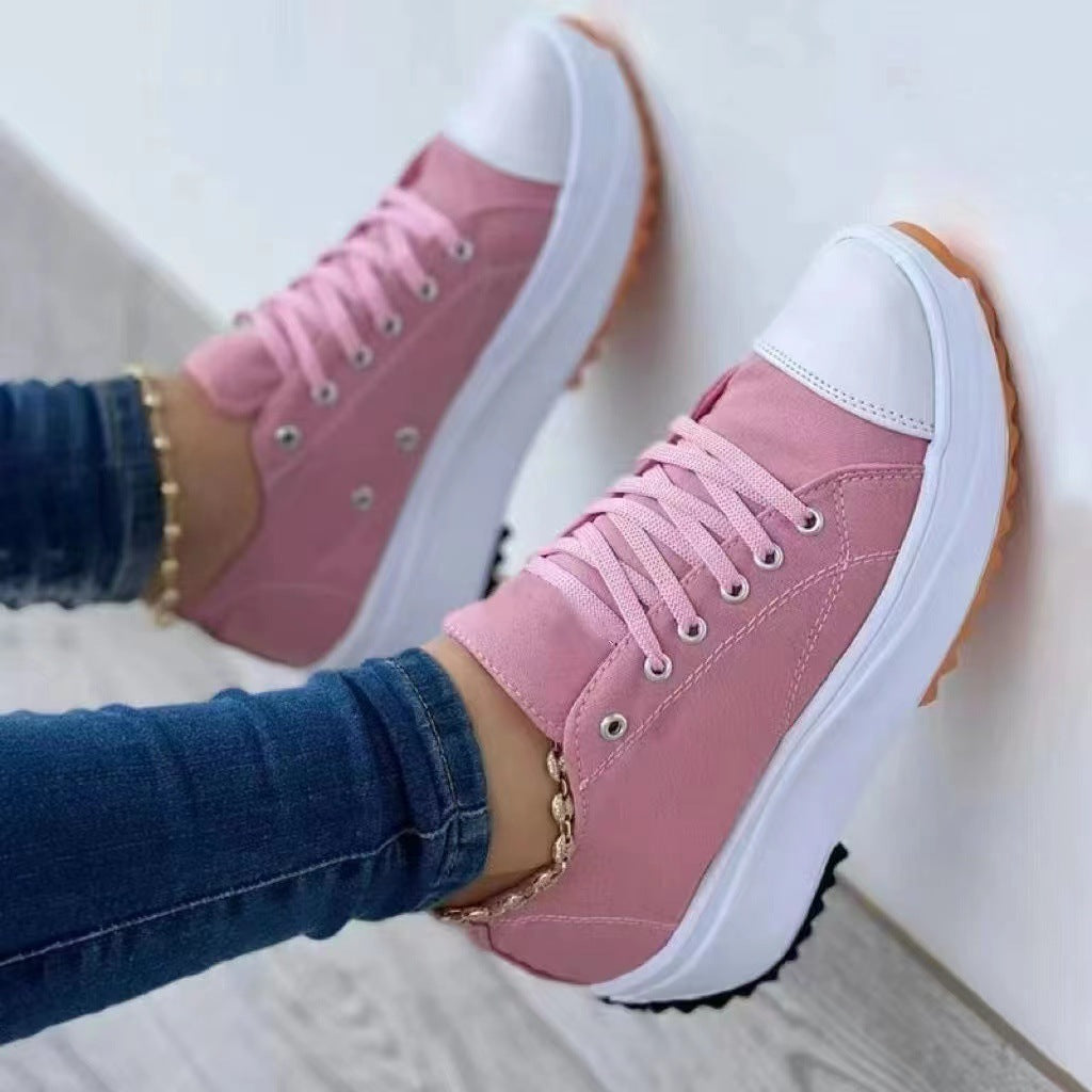 Women's Canvas High Top Casual Shoes GlamzLife