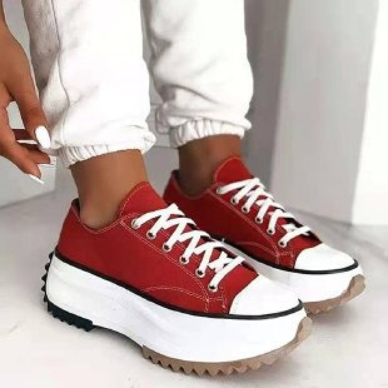 Women's Canvas High Top Casual Shoes GlamzLife