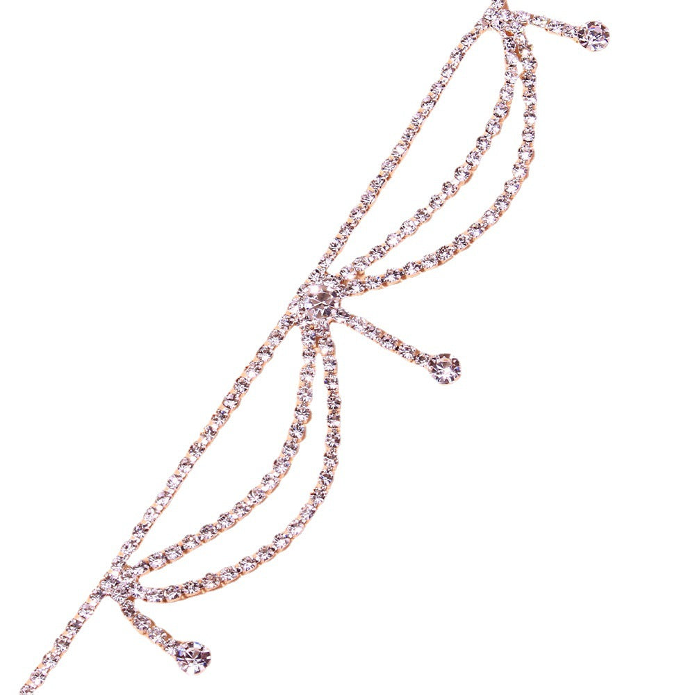 Flow Rhinestone Multi-layer Anklet Ins Style Ornament | GlamzLife