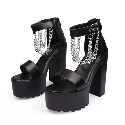 Waterproof Platform 14 cm High Heels | GlamzLife