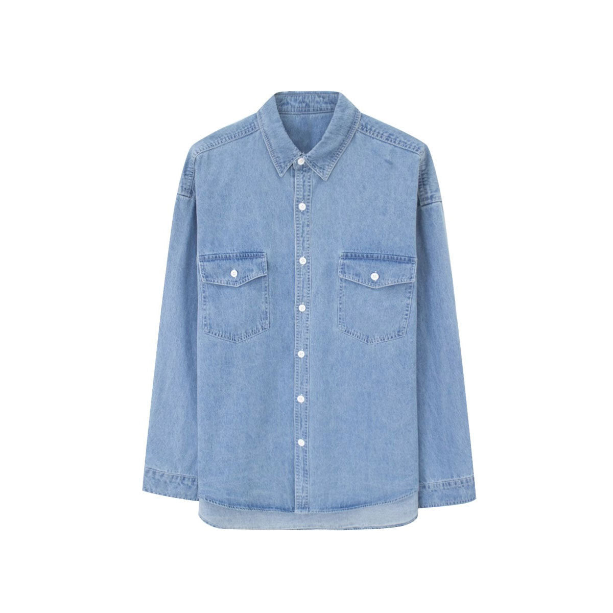 Denim Dapper Shirt  - GlamzLife