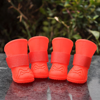 Pet waterproof shoes medium and large high-tube dog shoes | GlamzLife