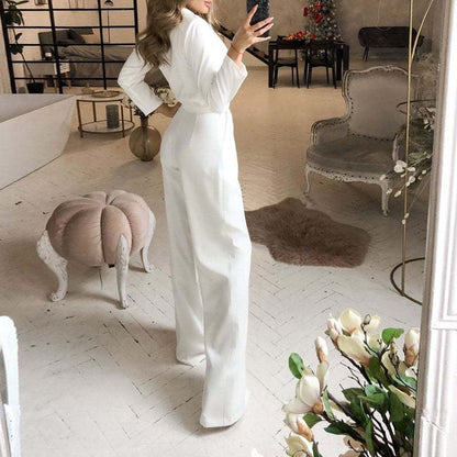 Spring Solid Color Slim New Style Women's Jumpsuit - GlamzLife