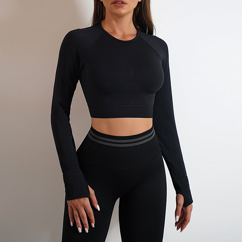 Seamless Yoga Pants & Long Sleeve Tops for Workout & Fitness | GlamzLife