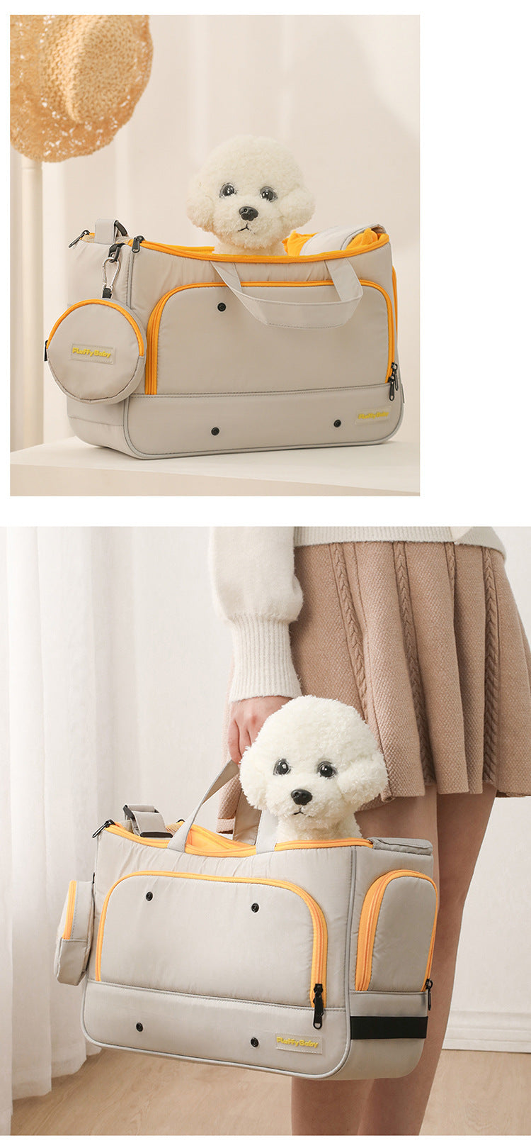 Warm Large Capacity Pet Crossbody Bag