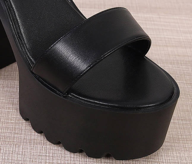Waterproof Platform 14 cm High Heels | GlamzLife