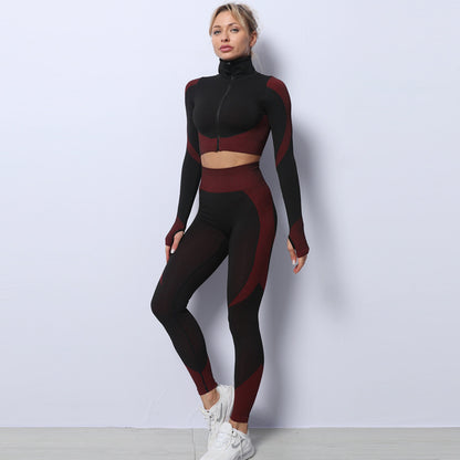 3PCS Seamless Sport Set For Women | GlamzLife