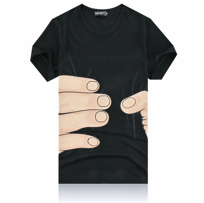 3D Printed Casual Short Sleeve T-shirt | GlamzLife