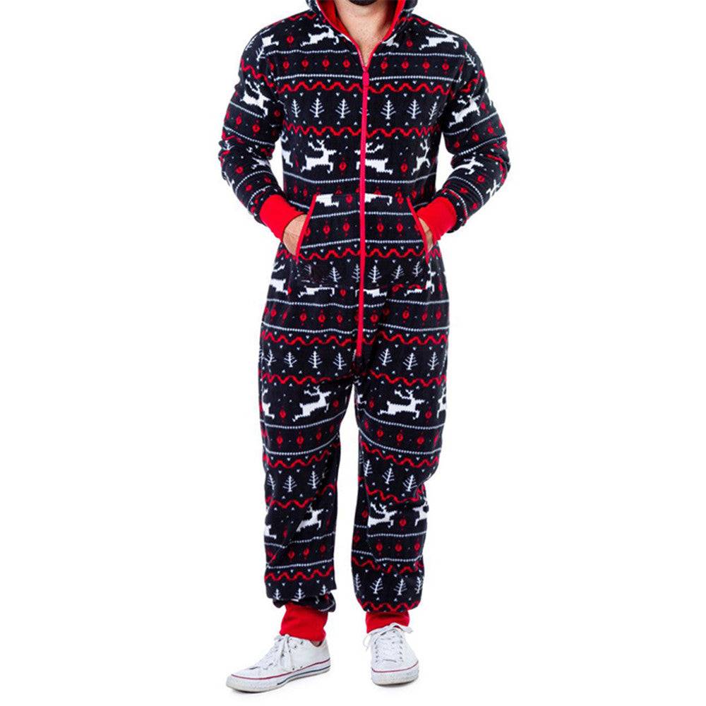 Abstract Print Pajama Jumpsuit For Men's | GlamzLife