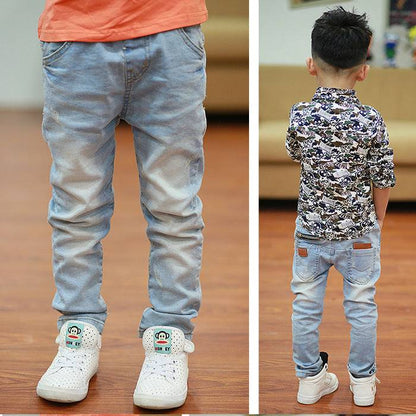 Autumn Casual Denim Pants For Boy's | GlamzLife