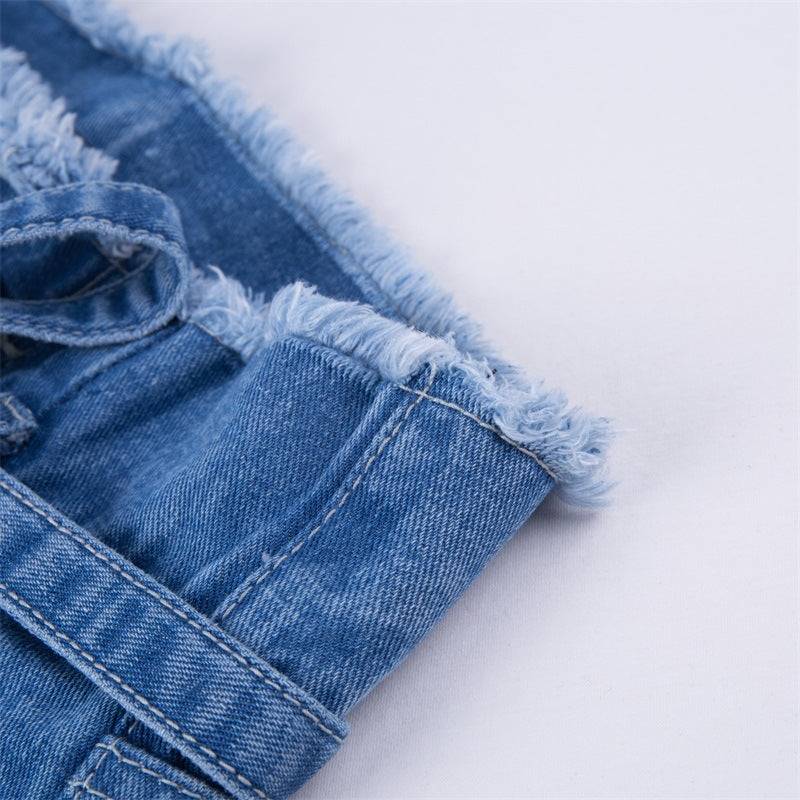 Autumn Trendy Tassels High Waist Jeans | | GlamzLife