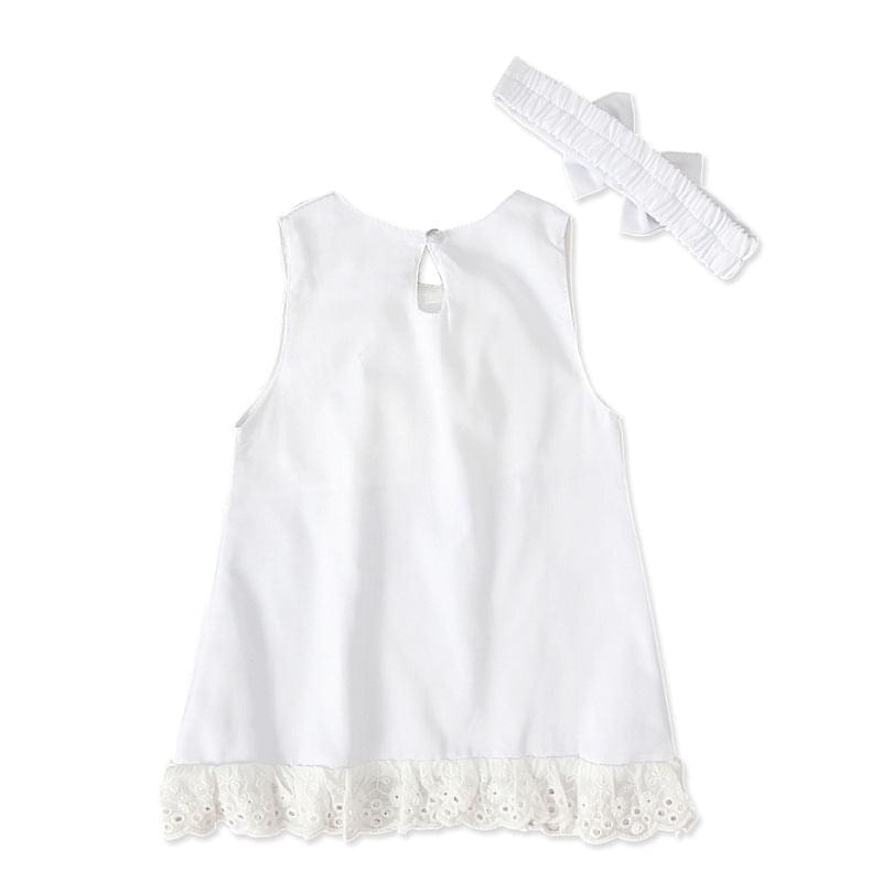 Baby Girl's Sleeveless Bow Skirt | GlamzLife