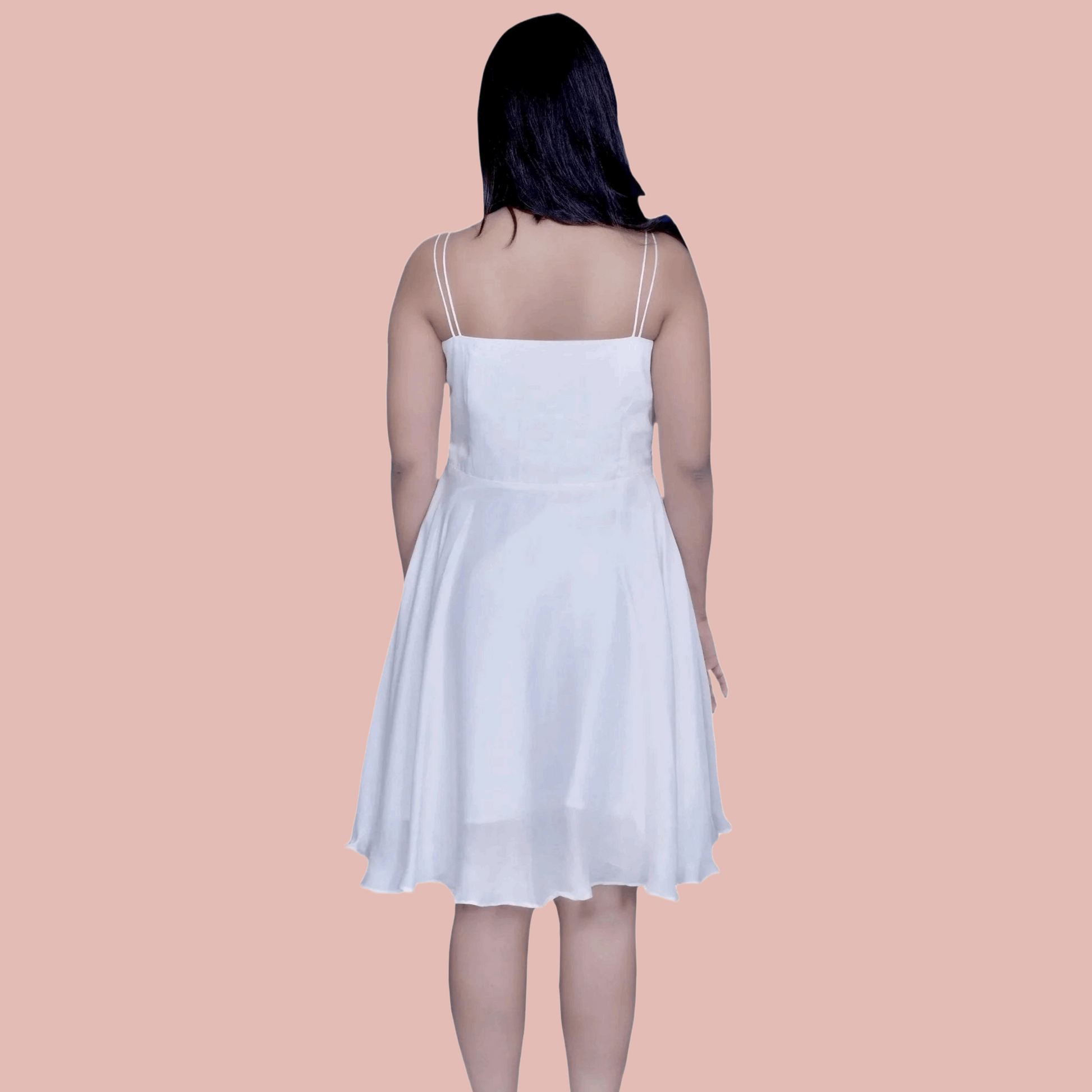 Beautiful 3D Flower Short Dress | | GlamzLife