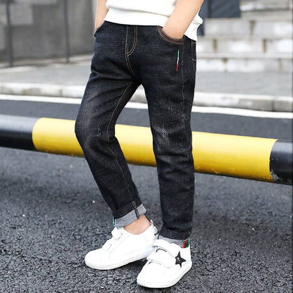 Big Kid Boy's Denim Trouser | GlamzLife