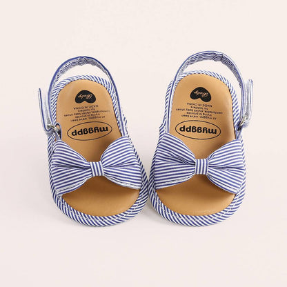 Bow Knot Flat Sandals For Baby Girl's GlamzLife