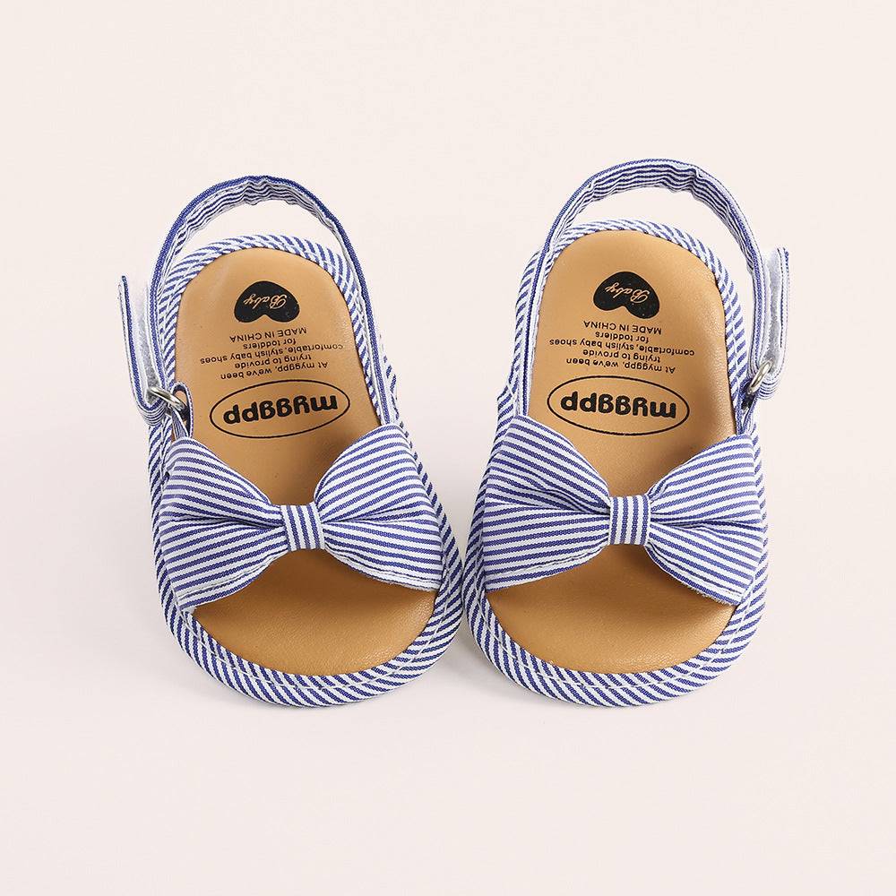 Bow Knot Flat Sandals For Baby Girl's | GlamzLife