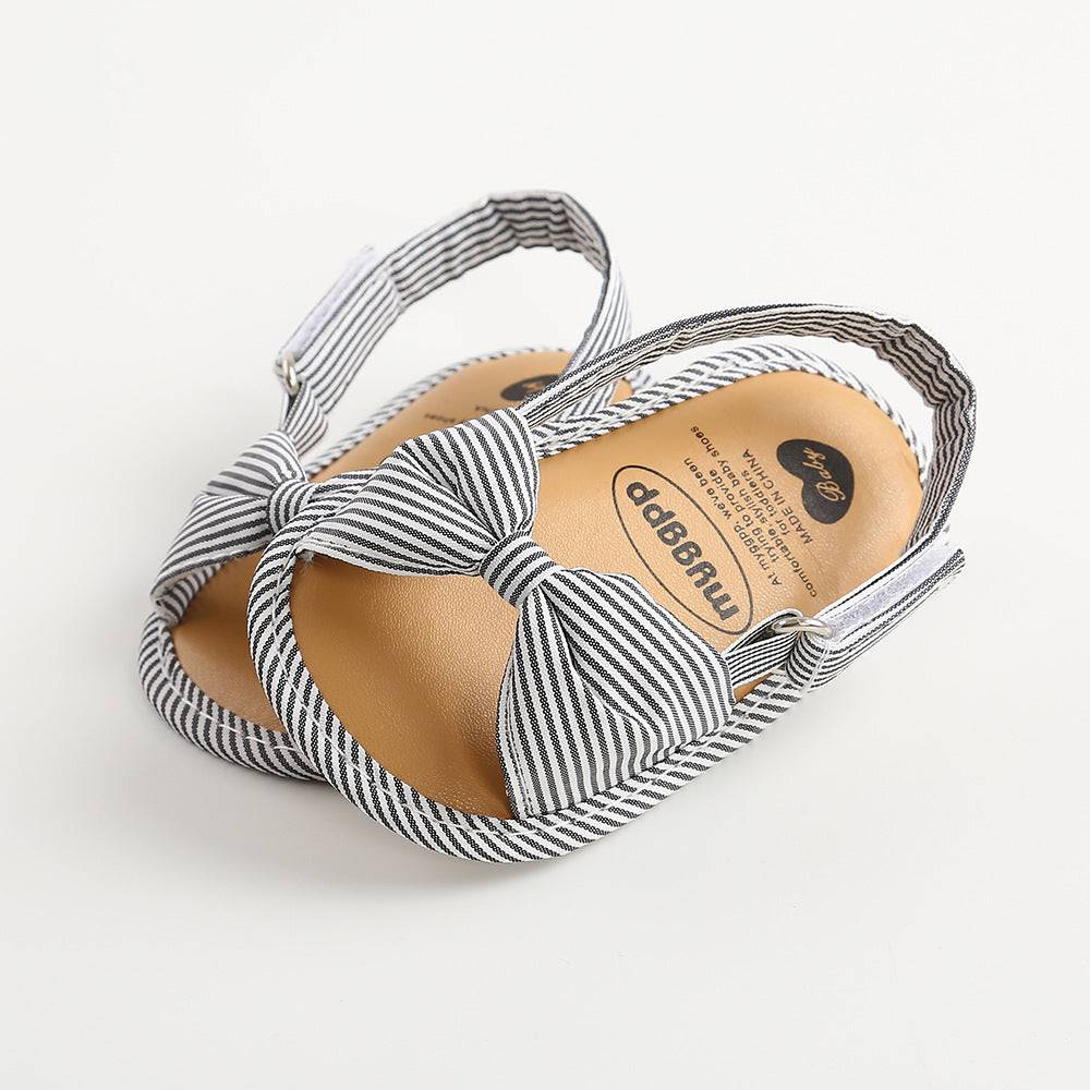 Bow Knot Flat Sandals For Baby Girl's GlamzLife