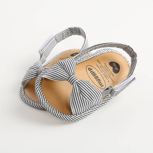 Bow Knot Flat Sandals For Baby Girl's | GlamzLife