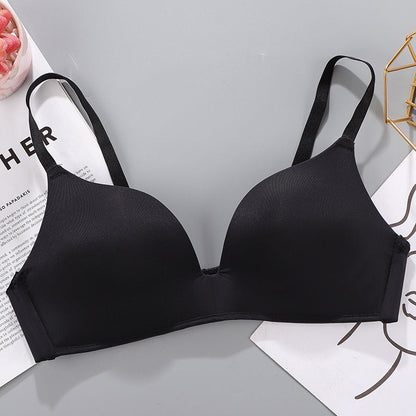 Breathable Gather Bra for Women | Black | GlamzLife