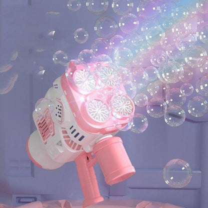 Bubble Soap Electric Machine Gun With LED Light | GlamzLife