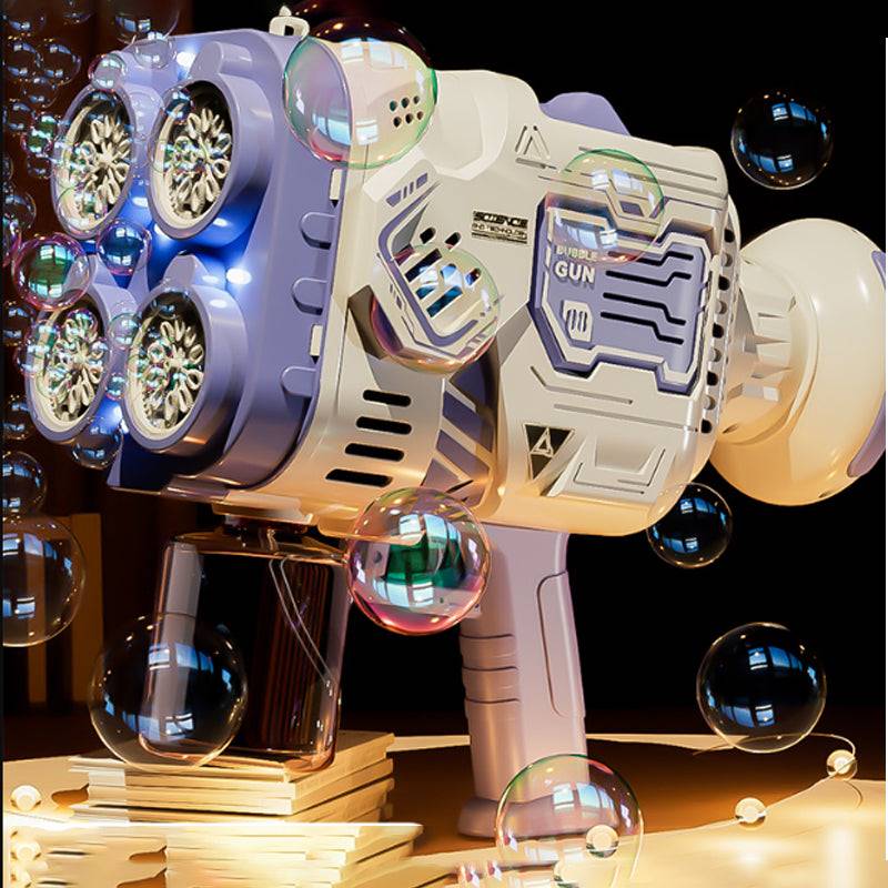Bubble Soap Electric Machine Gun With LED Light | GlamzLife