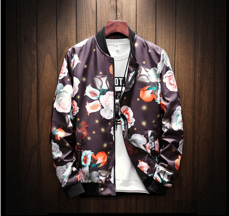 Casual Bomber Jacket for Men's GlamzLife