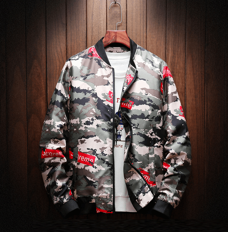 Casual Bomber Jacket for Men's GlamzLife