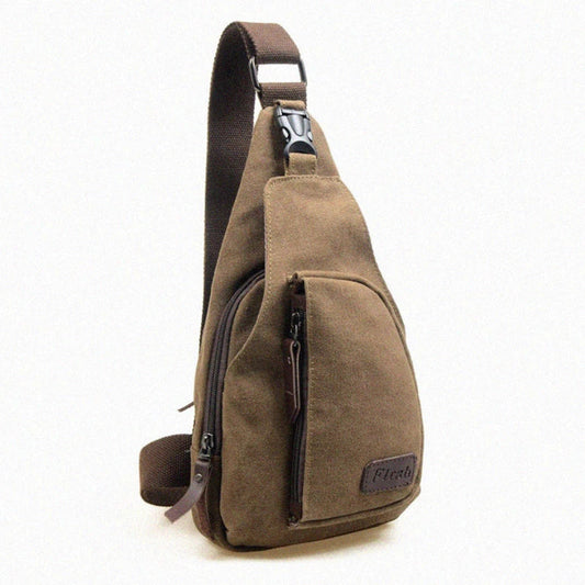 Casual Men's Canvas Crossbody Shoulder Bag | GlamzLife