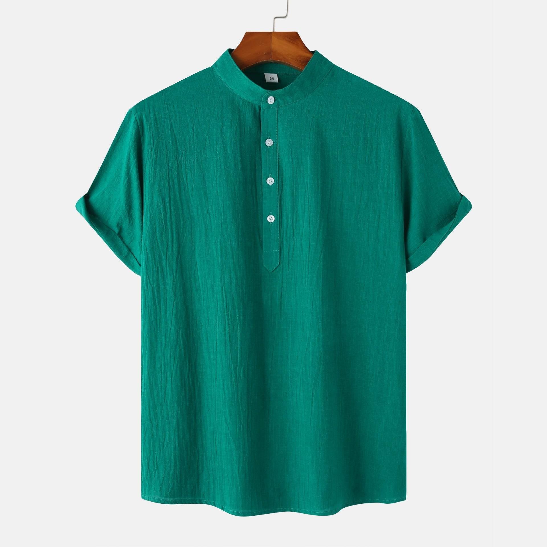 Casual Solid Color Short Sleeve T-Shirt GlamzLife