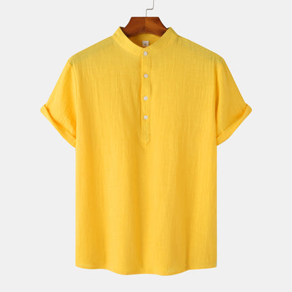 Casual Solid Color Short Sleeve T-Shirt GlamzLife