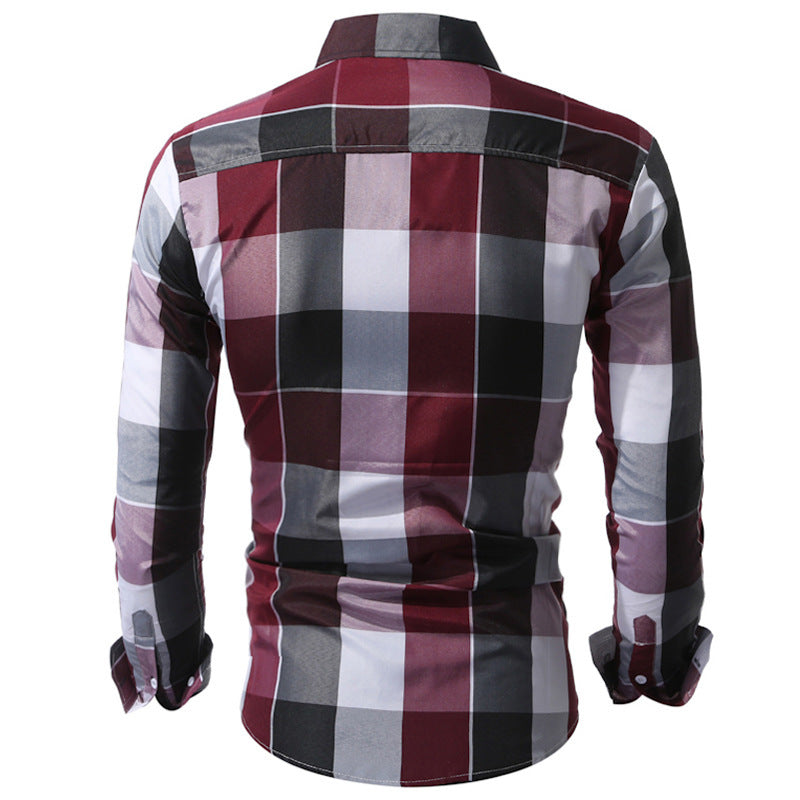 Classic Checkred Shirt For Men's GlamzLife