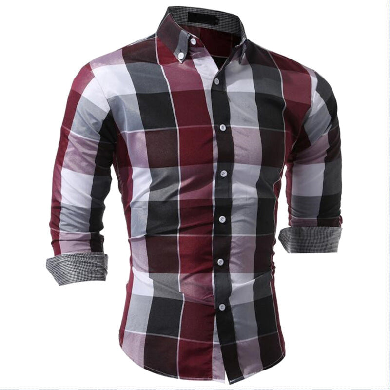 Classic Checkred Shirt For Men's GlamzLife