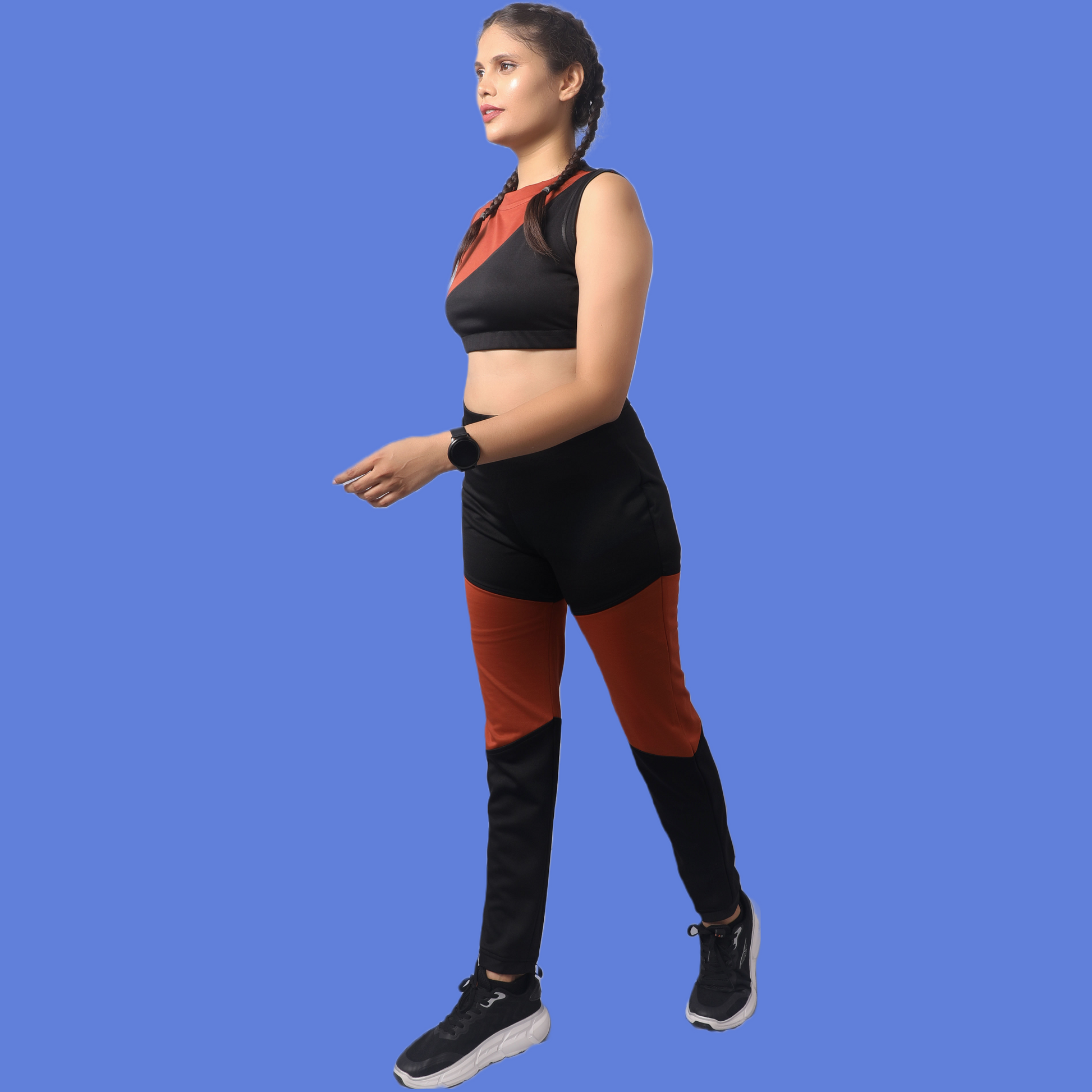 Color Block Body Fit Gym Suit GlamzLife