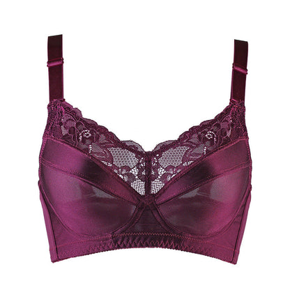 Comfortable Ultra Thin Designer Bra | Claret | GlamzLife