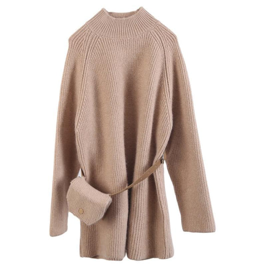 Comfortable Woolen Mid Length Dress | GlamzLife
