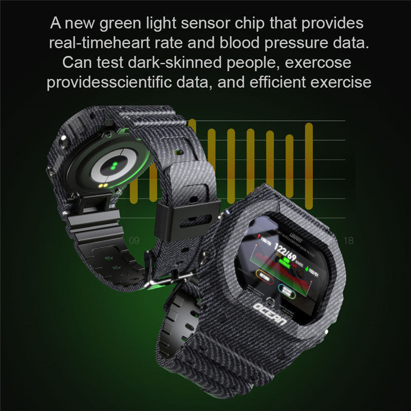 Dual sensor waterproof smart watch GlamzLife
