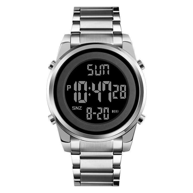 Electronic Stainless Steel Band Watch For Men's | GlamzLife