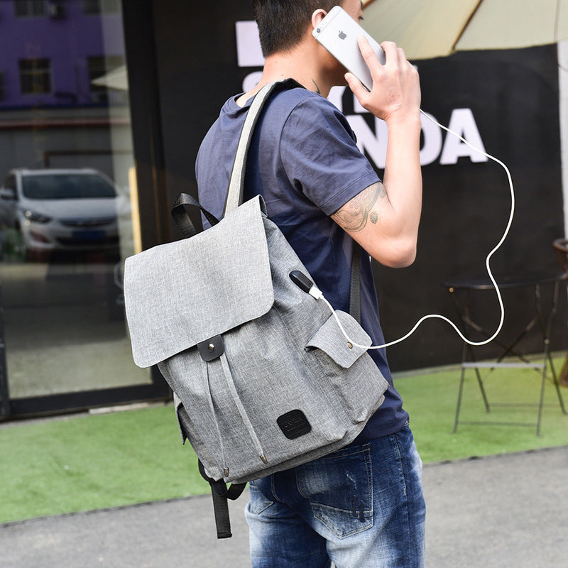 Fashionable USB Charging Laptop Backpack | GlamzLife